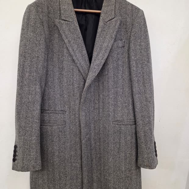 캠브리지 멤버스 남성 헤링본 코트