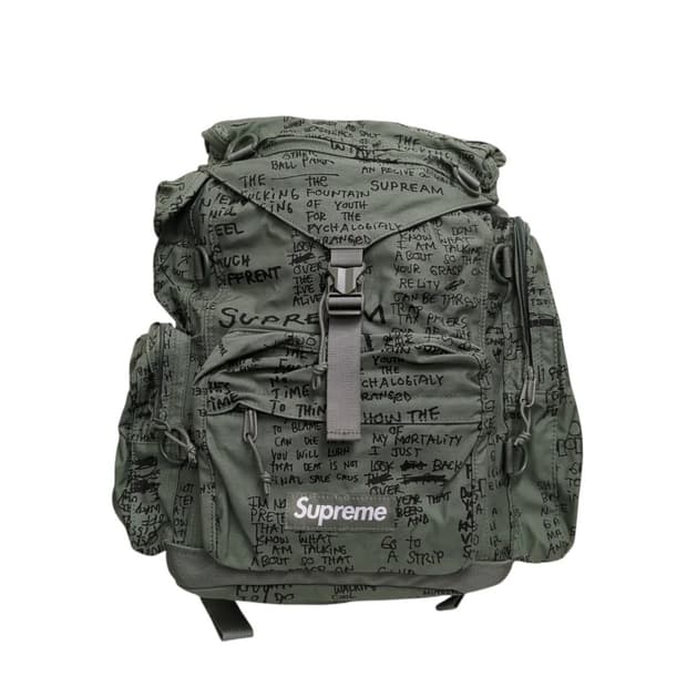 Supreme Field Backpack Olive Gonz - 23SS