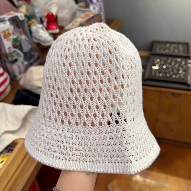 Vintage Summer Hat 여름 린넨 모