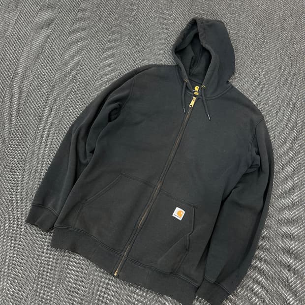 칼하트 후드집업 차콜 M