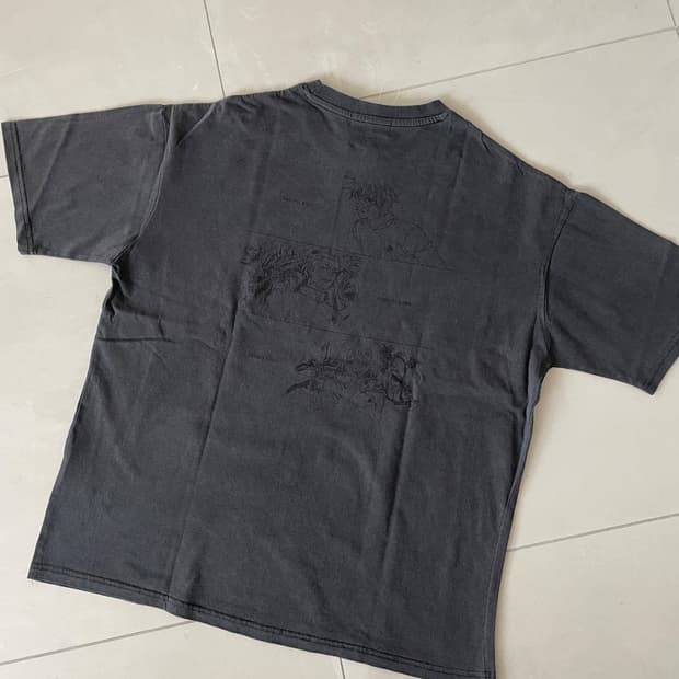 pigment crew neck print tee 주술회전 프린트 티