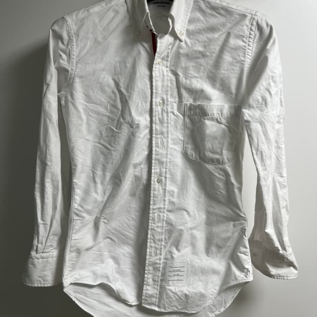 톰브라운 삼선 옥스포드 셔츠 00