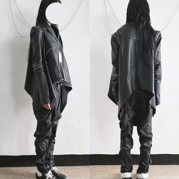 barbara i gongini 멀티지퍼 asymmetric 레더자켓