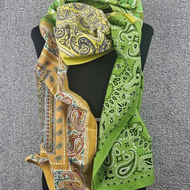 반다나 리워크 커스텀 스카프 머플러 / 10425