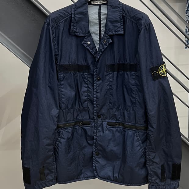 스톤아일랜드 멤브라나 TC 와펜 블레이저