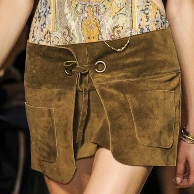 Isabel marant 이자벨마랑 쇼피스 스웨이드 미니스커트