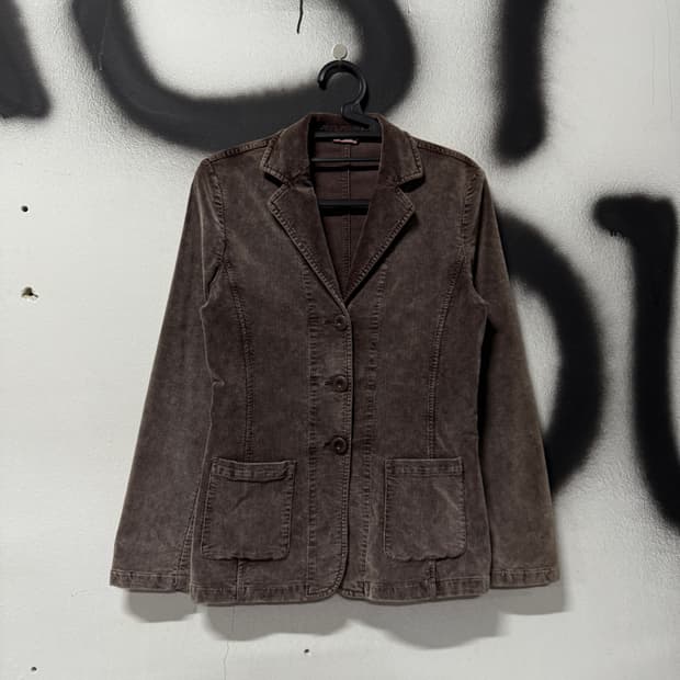 Max & co 막스앤코 워시드 디테일 싱글 블레이저 자켓