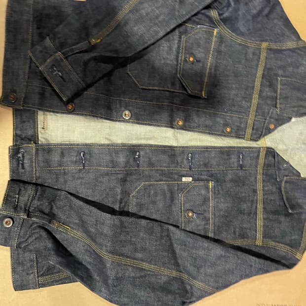 레일카파인굿즈 2세대 데님자켓 xs 95-100