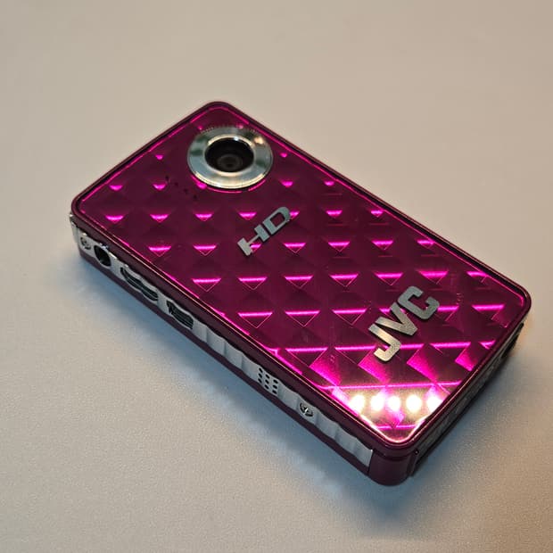 JVC CG fm-1 핑크색 캠코더