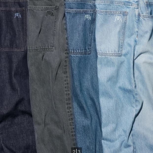 새상품) 유니클로 JWA 진 그레이 33