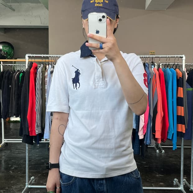 폴로 랄프로렌 빅포니 카라 반팔 티셔츠 