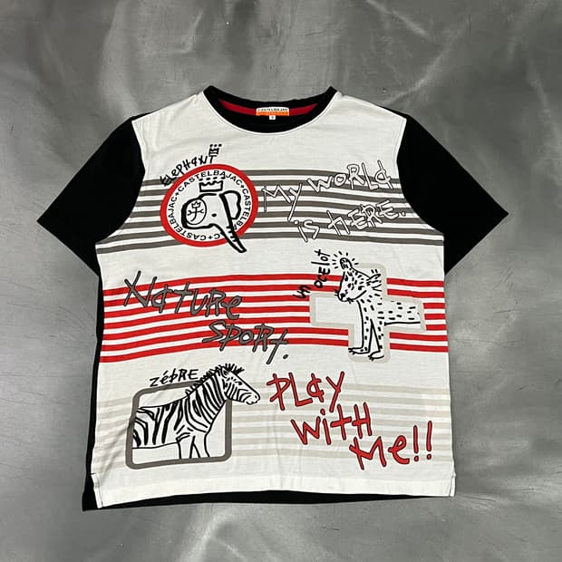  까스텔바쟉 그래픽 반팔티 y16221