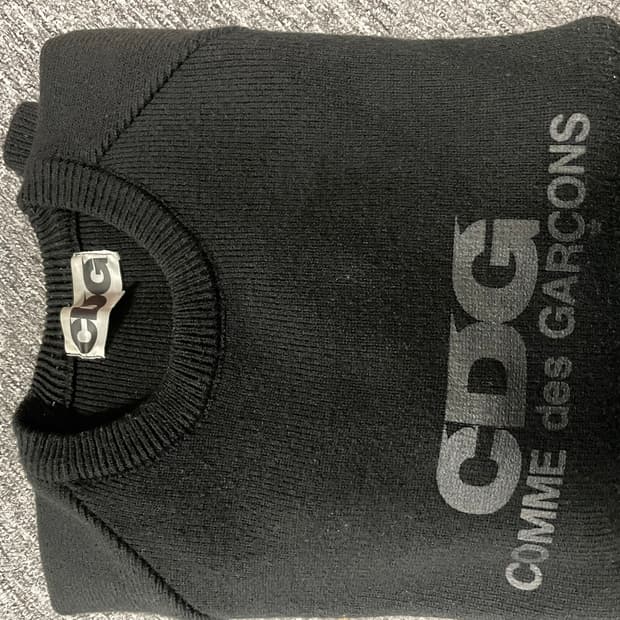 Cdg comme des garcons 니트 블랙[XL]
