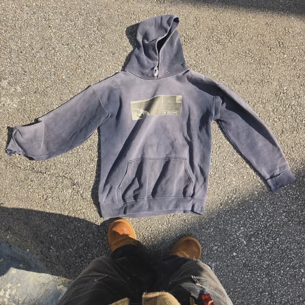 USA regime 선페이드 후드셔츠