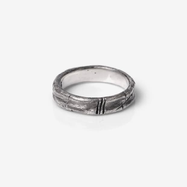 어그라운드링 925silver crumpled ring 22호