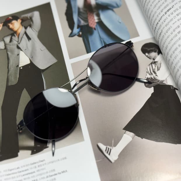 금자안경 가네코 옵티컬 일본제 투브릿지 라운드 티타늄 안경 0123