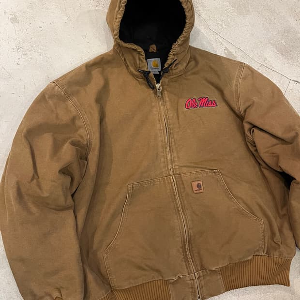 빈티지 칼하트 엑티브자켓 카멜