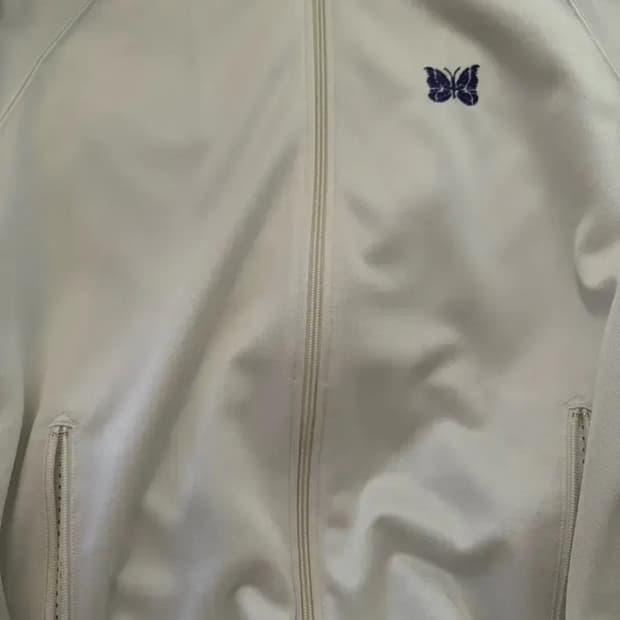 니들스 트랙자켓 폴리 스무스 XL - 아이스 화이트