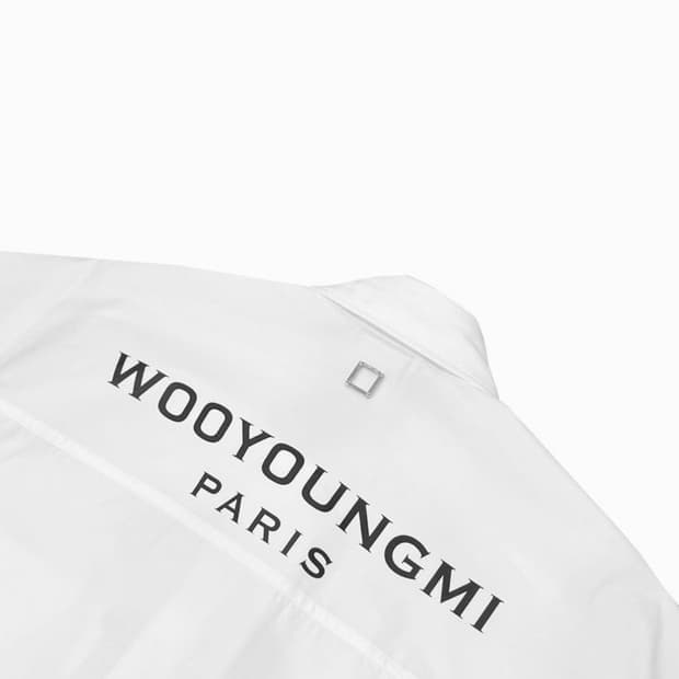 [상태좋음] 우영미 백로고 숏슬리브 셔츠 48(100)