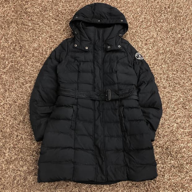 아베크롬비 벨티드 덕다운 패딩