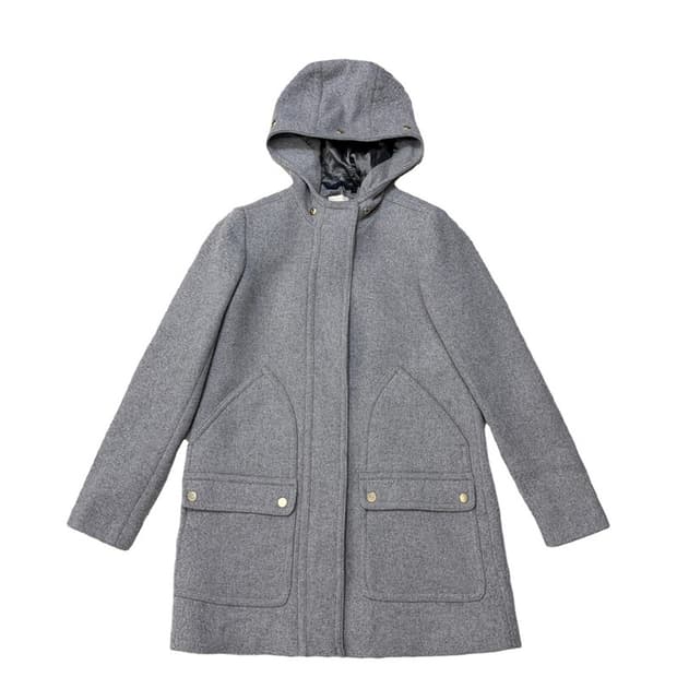 J.CREW 울 파카 후드 코트 00