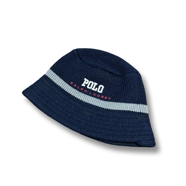 폴로 랄프로렌 네이비 니트 버킷햇