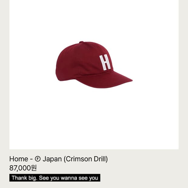 테프스토어즈 Home - Japan 볼캡