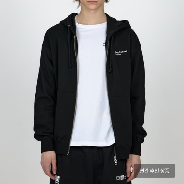 MPa HOOD ZIP UP (BLACK)