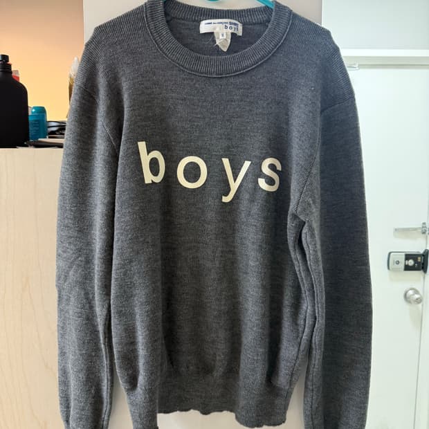 꼼데가르송 셔츠 boys 니트