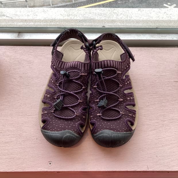 웨스트우드 westwood 퍼플 샌들