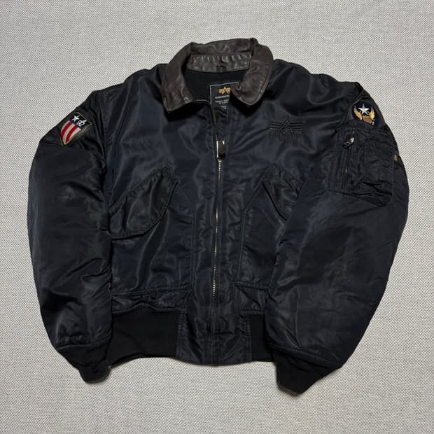 알파인더스트리 USA 90.s 블랙 CWU-45/P 자켓