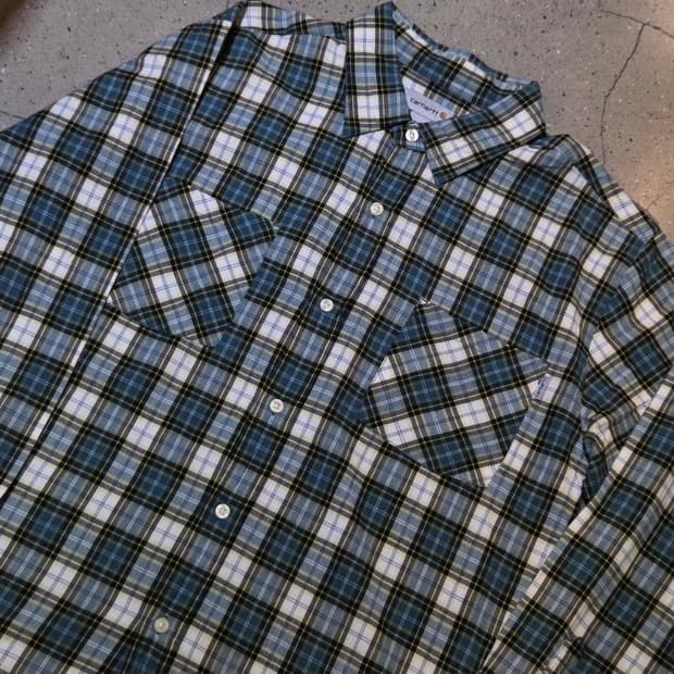 Carhartt 칼하트 체크 긴팔셔츠