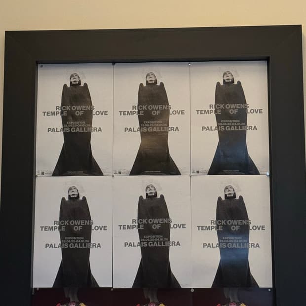 릭오웬스 포스터