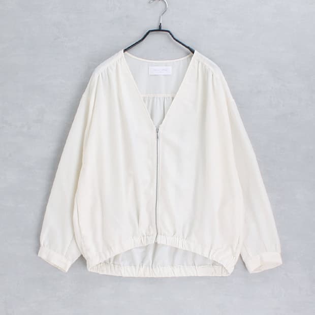 chocol raffine _ v neck blouson S6336