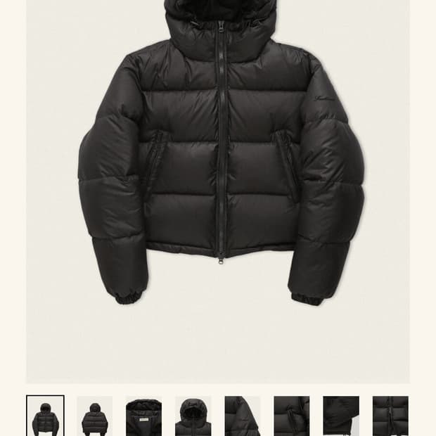 스무드무드 High Noon Puffer Jacket Black
