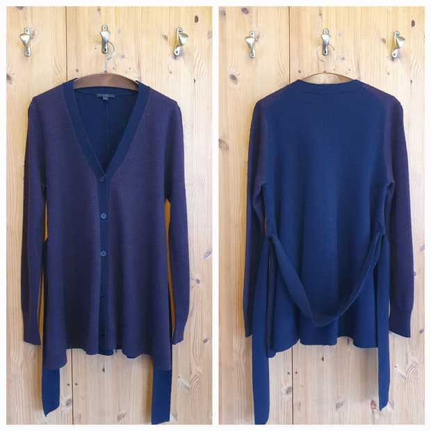 66.COS 테리 벨트립 가디건