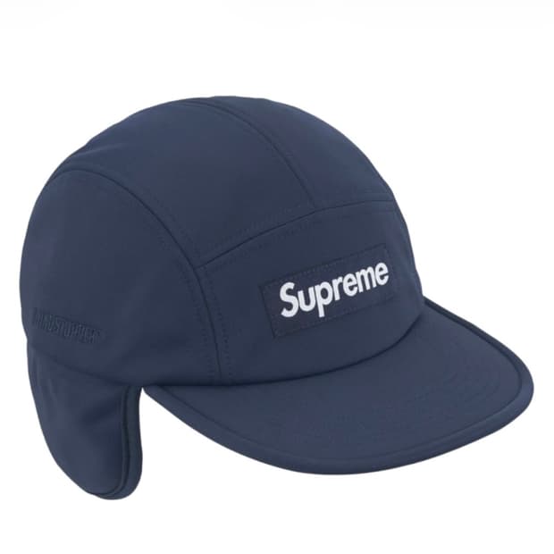 슈프림 윈드스토퍼 이어플랩 캠프캡 네이비 - 24FW