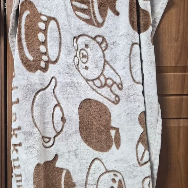 리락쿠마 담요 