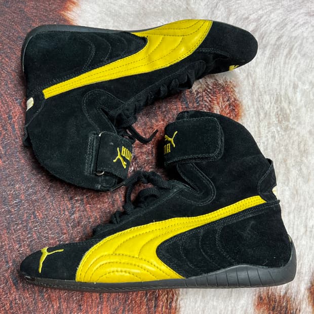 Puma Speed Cat Mid 옐로우 블랙 250