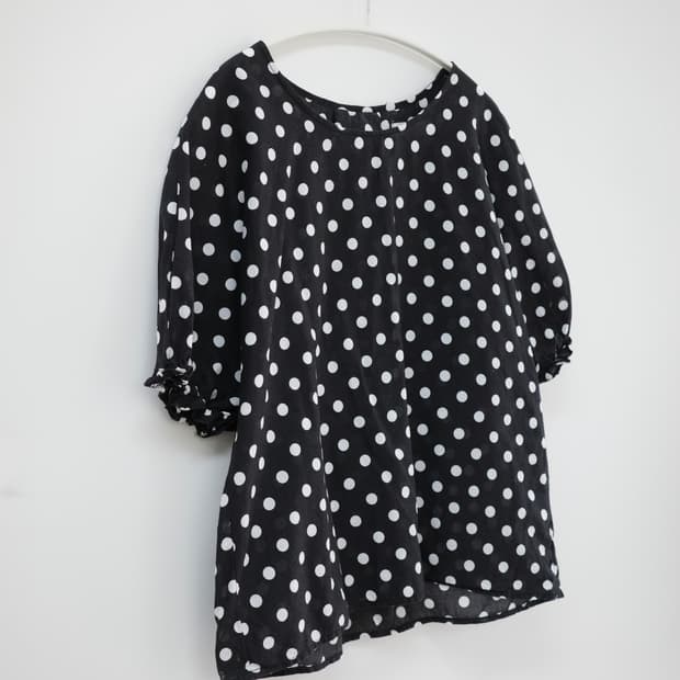  Piscoat dot blouse