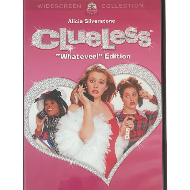 영화 클루리스 핑크 커버 하이틴 키치 미국판 빈티지 dvd