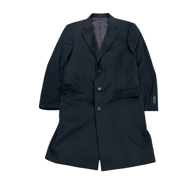 닥스 캐시미어 코트 블랙