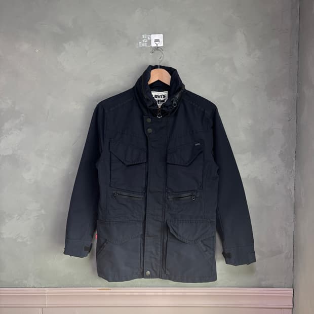 리바이스 필드 야상 자켓 네이비