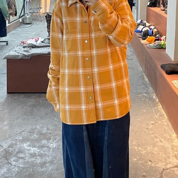 몽클레르 믹스컬러 와펜 로고 체크 패턴 재킷 H804