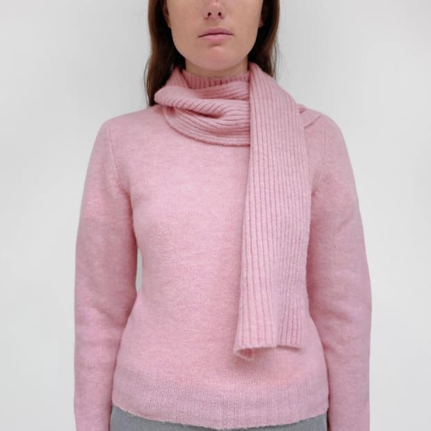 기마구아스 스카프 니트 