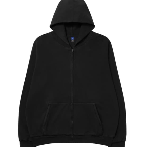 Yzy x gap 후드 집업 블랙