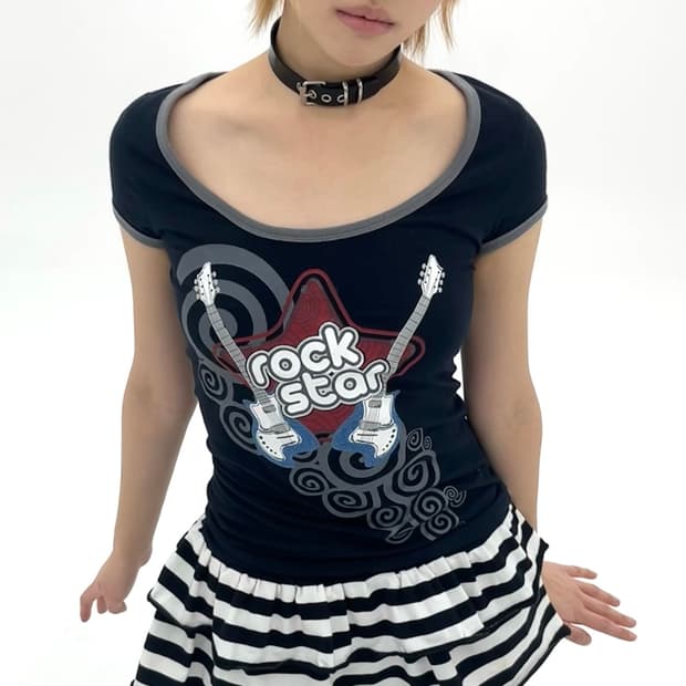 vintage rock star T