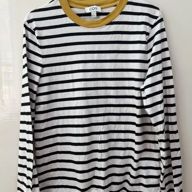 COS 스트라이프 긴팔 티셔츠 S