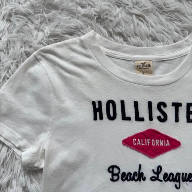 HILLISTER 일본빈티지 크롭티 빈티지반팔 홀리스터 빈티지크롭티