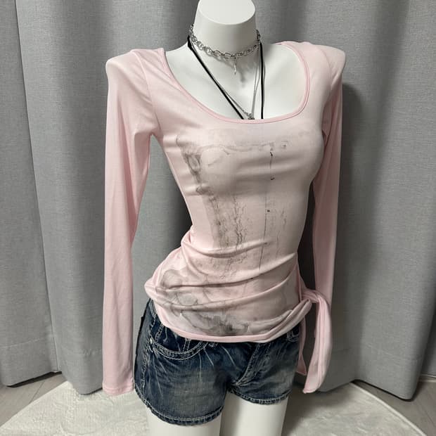 연핑크 페어리 무드 롱슬리브